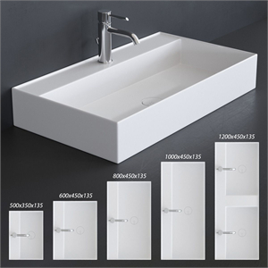 Alice Ceramica Hide Washbasin Set 1